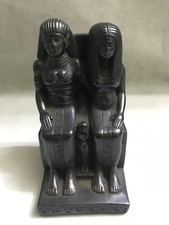 A unique statue combining Horus, Isis and Osiris, 16 cm high picture