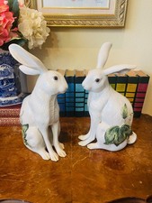 Pair Vintage Large Fitz and Floyd 13