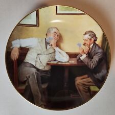 Norman Rockwell Best Friends Poker Collector Plate Knowles 1988 Limited Edition picture