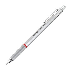 rOtring Rapid Pro Retractable Ballpoint Pen Medium Point Blue Ink Silver picture