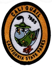 California State Parks - Cali Quail Ranger Mascot 1985 - park patch picture
