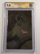 Godzilla's Monsterpiece Theater #3 CGC 9.8 Sig Series Signed Arthur Adams Foil picture