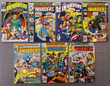 Lot of 7 Vintage Marvel The Invaders Comics Copper Bronze 4.0-6.0 #33 32 3 10 2 picture