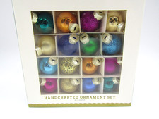 Target Wondershop Handcrafted Miniature Christmas Ornament Set 16 Multi color picture