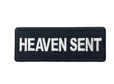 Heaven Sent 4 inch Hat or cap Patch IV6418 F1D9M picture