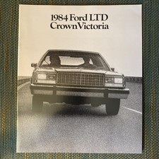 Original 1984 Ford LTD Crown Victoria Sales Brochure 84 Country Squire Sedan picture