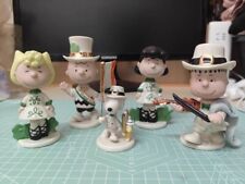 Lenox Peanuts St Patrick's Day Figurines 5PCS/SET picture