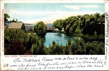 View of Mill Creek, Thomaston ME c1904 Vintage Postcard U66 picture