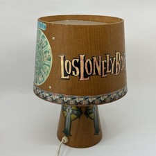 RARE Vintage Ab Ellysett Markaryd Desk Side Table Lampshade Lamp For Restoration picture