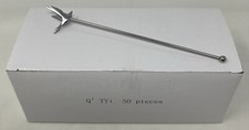 GREY GOOSE Vodka Stainless Steel Swizzle / Stir Sticks 50 Count Box NEW picture
