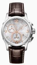 Hamilton Men's H32612555 Jazzmaster Chronograph Silver Dial Watch picture