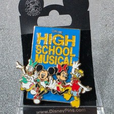 Disney High School Musical Pin New Glitter Fab Four Mickey picture
