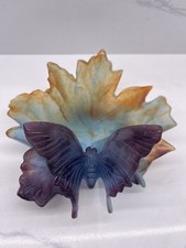 Daum Grand Papillon Nature Bowl BNIB RARE 01774 picture