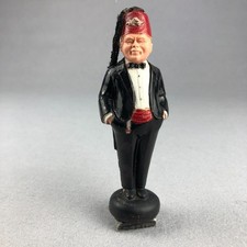 Masonic Shriner Dashboard Figure Greene Albertson magnetic plastic Vintage 1962 picture