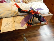Vintage Micronauts Hornetroid Action Figure/Vehicle/Instuctions Complete (read) picture