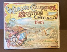 RARE 1893 World’s Columbian Exposition Chicago Pop Up Book Souvenir picture