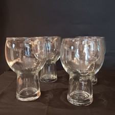 Vintage Anchor Hocking 12 oz. Beer Glasses Set Of 4 - Tumbler Water Drinking picture