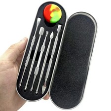 6‑Piece Silver Stainless Steel Cleaning Tools Set For Pipe Care & Manicure Tools picture