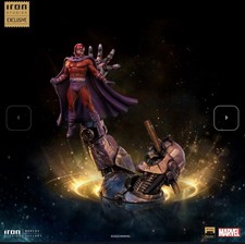 Iron Studios 1/10 CCXP Exclusive Magneto VS Sentinel Statue MARCAS83323-10 X-Men picture