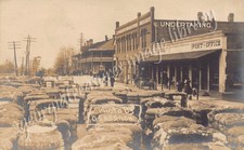GA~GEORGIA~TALLAPOOSA~SHIPPING COTTON~UNDERTAKER~POST OFFICE~HOTEL~1907 RPPC picture