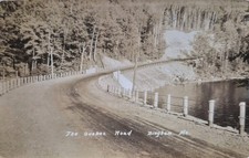 Bingham, ME. The Quebec Road - 1932 Photo Postcard RPPC picture