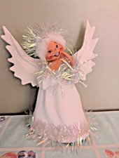 New Annalee Treetop Angel Christmas Tree Topper 1994 10” With Tag Xmas 😇🎄 picture