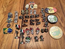 Vintage Mexico Souvenir & Rotary Pin Collection Large Lot picture