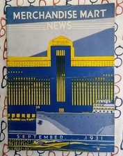 Merchandise Mart News September 1931 Vol 1 #2 Chicago IL Newsletter Art Deco picture