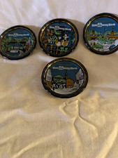VTG Walt Disney World Park Lands COASTERS Set of 4 picture