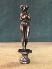 Nude Standing in Puddle Pipe Tamper, Solid Fine Pewter picture