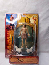 BibleQuest David Action Figure with Sling , Staff and Sheep NEW IN BOX picture