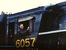 Rare Locomotive  Film 1938 train 6407 GTW, 5629 GTW, Canadian Royal 6057 Color picture