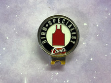 Raising Cane's Chicken Fingers Bird Specialist Enamel Lapel Hat Clip picture