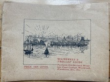 Wardwell’s Trolley Guide to Portland, Old Orchard, Riverton etc. Maine 1890s picture