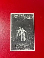 Antique RPPC Hunting Couple w/ Rifles 