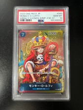 Bandai One Piece Card Game Monkey D. Luffy P-043 Weekly Shonen Jump JAP PSA 10 picture