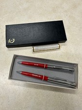 Vintage GARLAND PEN & PENCIL Set Bubble Top ACB Trucking Advertising - Arkansas picture