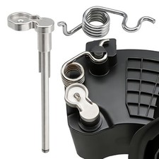 Fuel Door Hinge Pin with Gas Door Spring Compatible with Silverado/Sierra 1500 picture