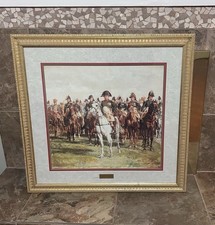 Napoleon and his Staff by Ernest Meissonier 1868 Oil Painting On Canvas Framed picture