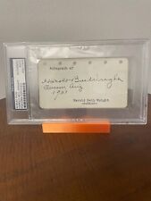 HAROLD BELL WRIGHT - SIGNED AUTOGRAPHED ALBUM PAGE - PSA/DNA SLABBED & CERTIFIED picture