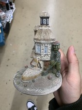 The Shoemaker's Dream Shoe Houses  ~The Golf Shoe ~ Figurine By Jon Herbert 1990 picture