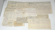 1898 1910 North Dakota Tax Receipts Benson Wells County Land Ephemera Lot Of 76 picture