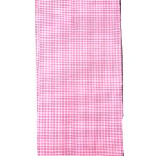 Vintage Cotton Fabric Gingham Check Bubblegum Pink 1/4” Block 35”x44” Picnic picture