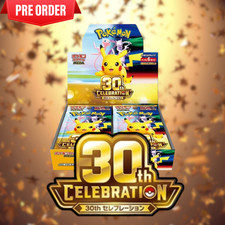 PRE-SALE Pokémon Card Game 30th Celebration Japanese Box SEALED | no shrink picture