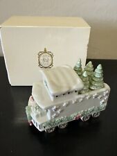 Holiday Traditions Collection by LENOX Train Caboose Carrying Christmas Trees picture