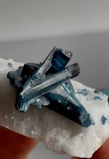 Beautiful Blue Indicolite Tourmaline with Feldspar – Paprok, Afghanistan picture