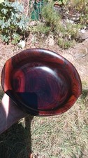 Vintage Hand Made Rosewood Bowl picture