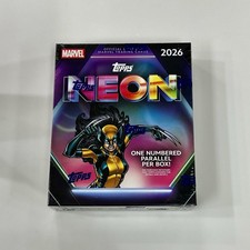 2026 Topps Neon Marvel Mega Box Factory Sealed 10 Packs 1 Numbered Parallel picture