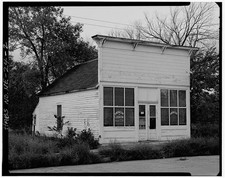 Photo:Niobrara Nebraska 1900s W W Dwight's Jewelry Store Elm Street HABS picture