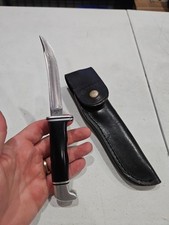 Vintage Buck Knives USA 118 2 LINE INVERTED  Fixed Blade Hunting 1967-1972 picture